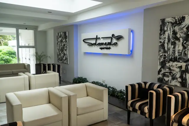Hall de entrada en Apart Hotel Sotavento Miramar